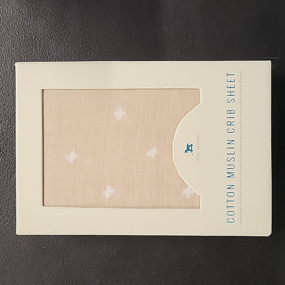 Little Unicorn Cotton Muslin Crib Sheet